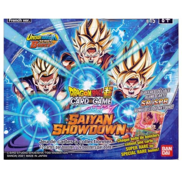 Display Dragon Ball B15 Saiyan Showdown