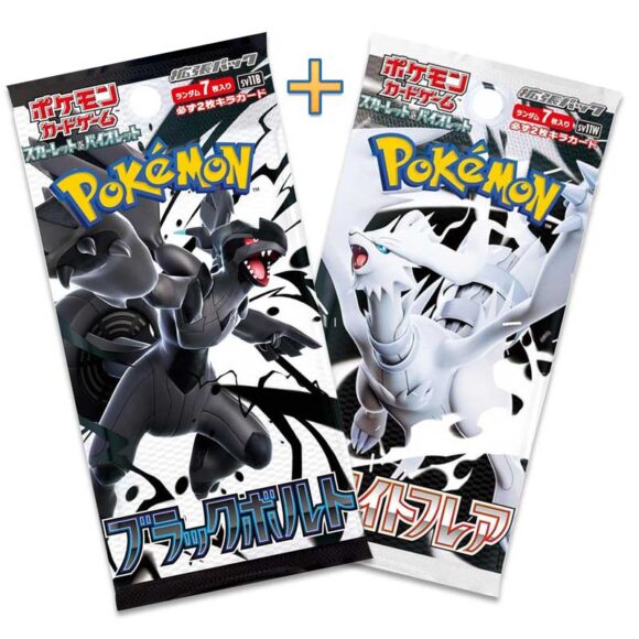 pack booster pokémon japonais : pokémon sv11w + pokemon sv11b